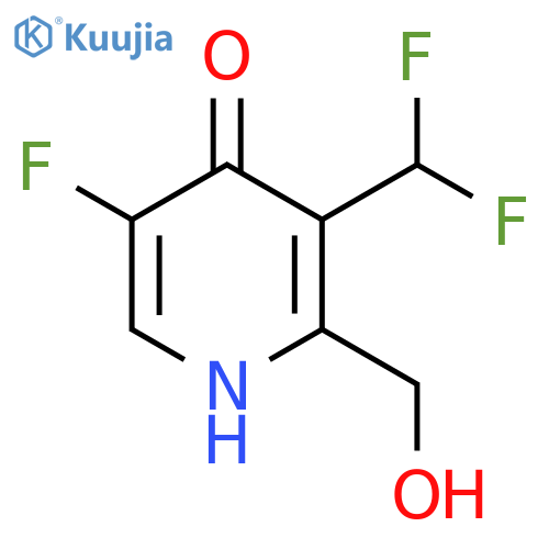 3-(Difluoromethyl)-5-fluoro-4-hydroxypyridine-2-methanol structure