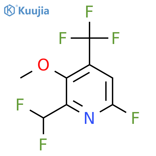 2-(Difluoromethyl)-6-fluoro-3-methoxy-4-(trifluoromethyl)pyridine structure