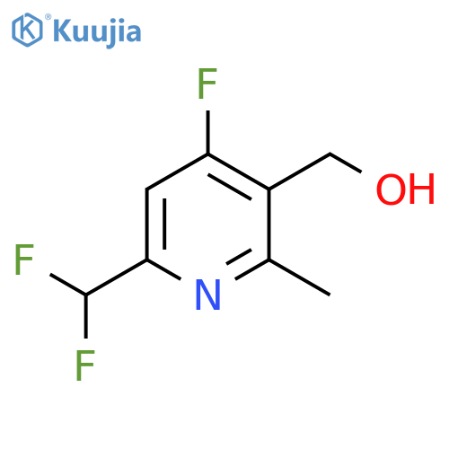6-(Difluoromethyl)-4-fluoro-2-methylpyridine-3-methanol structure