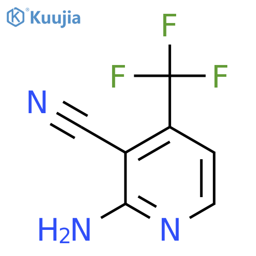 2-Amino-4-(trifluoromethyl)nicotinonitrile structure