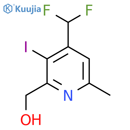 4-(Difluoromethyl)-3-iodo-6-methylpyridine-2-methanol structure