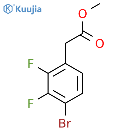 Methyl 2-(4-bromo-2,3-difluorophenyl)acetate structure