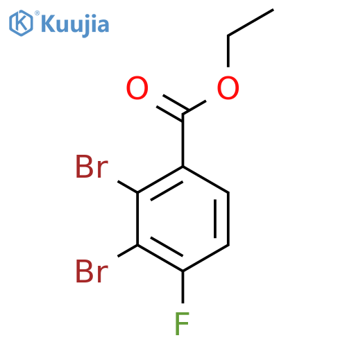 Ethyl 2,3-dibromo-4-fluorobenzoate structure