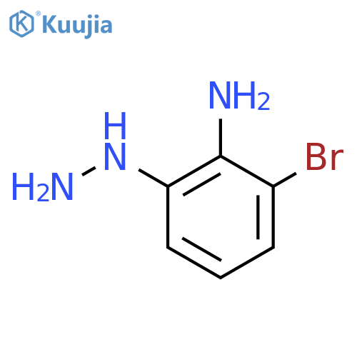 2-Amino-3-bromophenylhydrazine structure