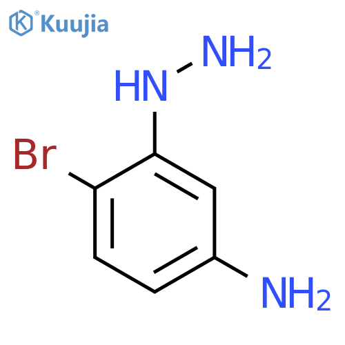 5-Amino-2-bromophenylhydrazine structure