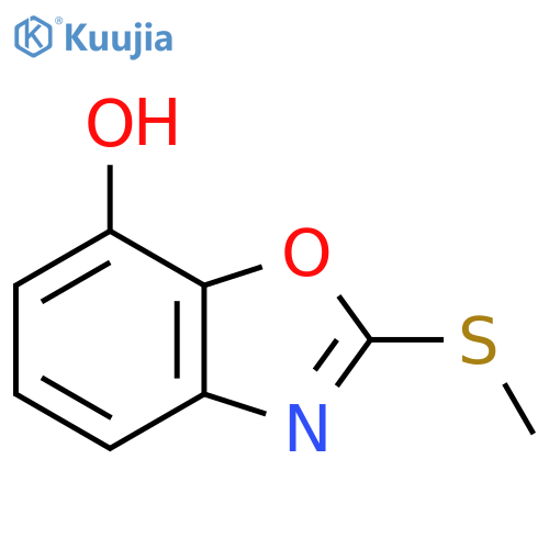 7-Hydroxy-2-(methylthio)benzo[d]oxazole structure