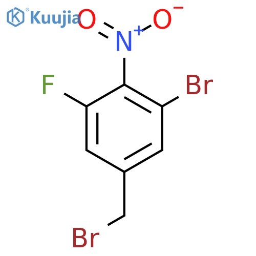 3-Bromo-5-fluoro-4-nitrobenzyl bromide structure