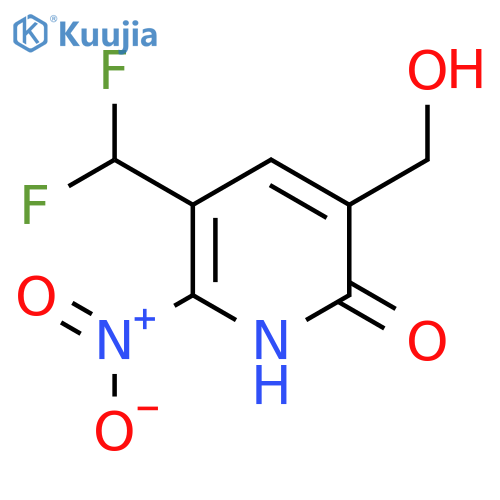 3-(Difluoromethyl)-6-hydroxy-2-nitropyridine-5-methanol structure