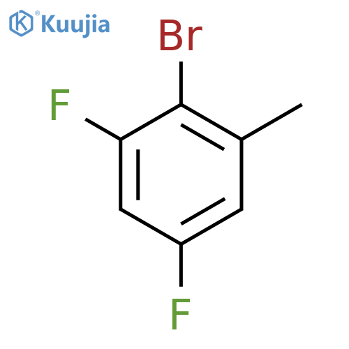 2-Bromo-1,5-difluoro-3-methylbenzene structure