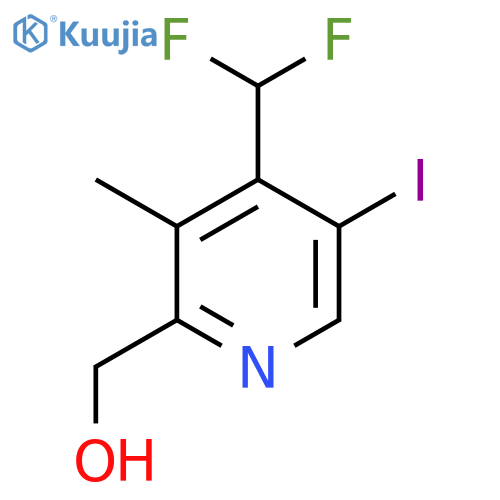 4-(Difluoromethyl)-5-iodo-3-methylpyridine-2-methanol structure