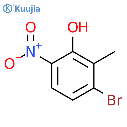 3-Bromo-2-methyl-6-nitrophenol structure