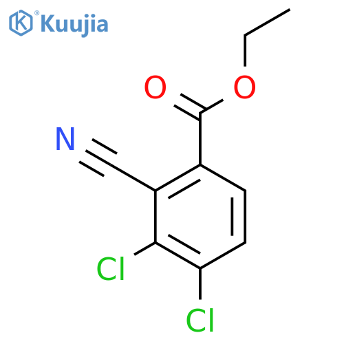Ethyl 2-cyano-3,4-dichlorobenzoate structure