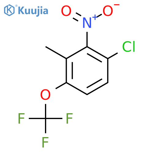 3-Chloro-2-nitro-6-(trifluoromethoxy)toluene structure