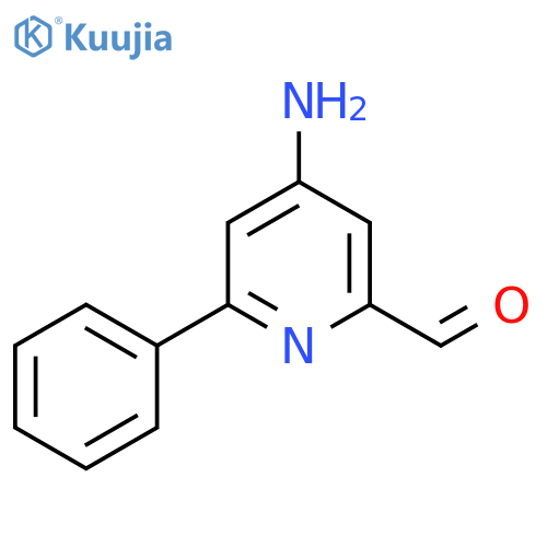 4-Amino-6-phenylpicolinaldehyde structure