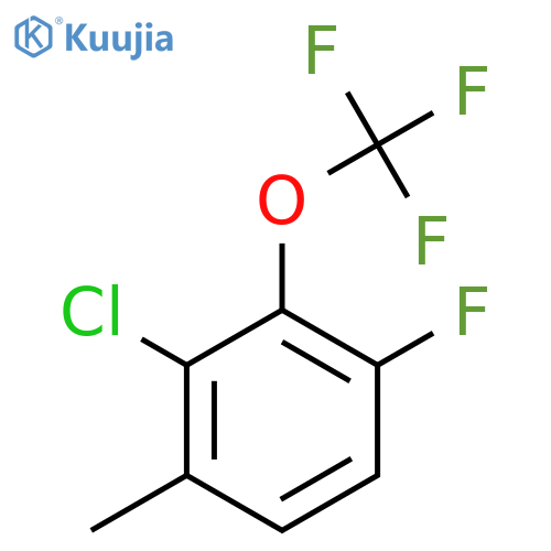 2-Chloro-4-fluoro-3-(trifluoromethoxy)toluene structure