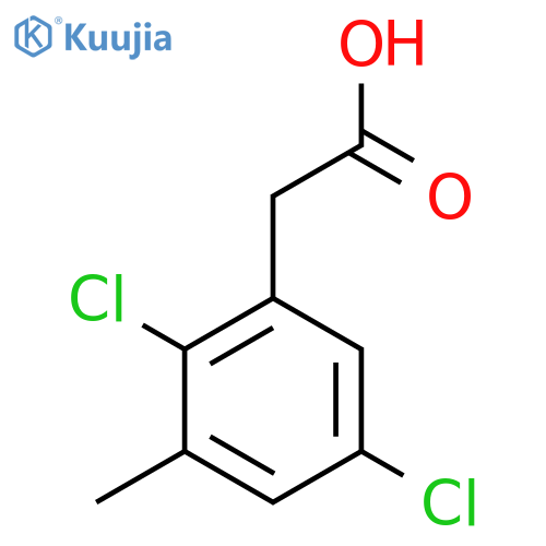 2,5-Dichloro-3-methylphenylacetic acid structure