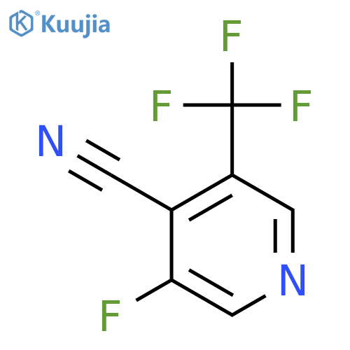 3-Fluoro-5-(trifluoromethyl)isonicotinonitrile structure