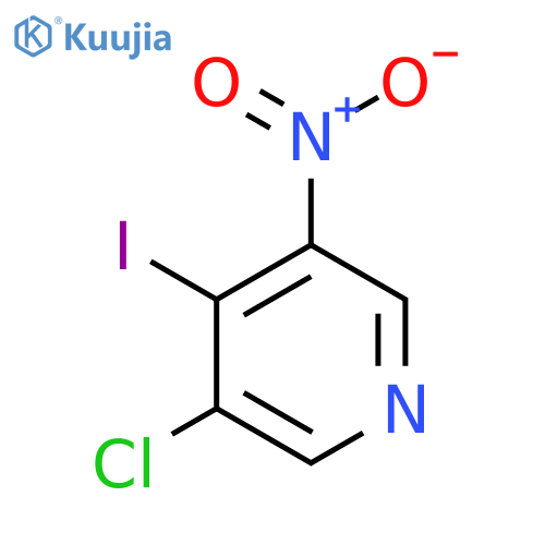 3-Chloro-4-iodo-5-nitropyridine structure
