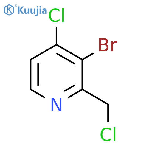 3-Bromo-4-chloro-2-(chloromethyl)pyridine structure