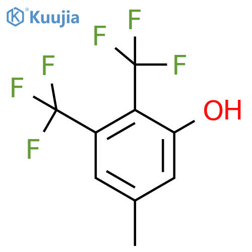 2,3-Bis(trifluoromethyl)-5-methylphenol structure