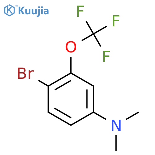 1-Bromo-4-dimethylamino-2-(trifluoromethoxy)benzene structure