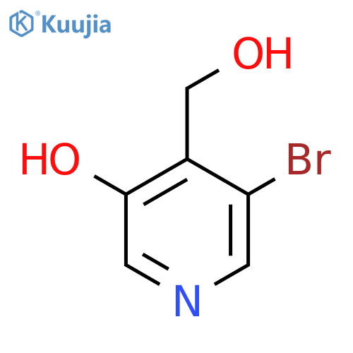3-Bromo-5-hydroxypyridine-4-methanol structure