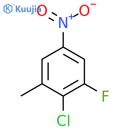 2-Chloro-1-fluoro-3-methyl-5-nitrobenzene structure
