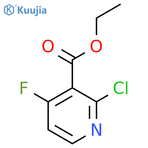 Ethyl 2-chloro-4-fluoronicotinate structure