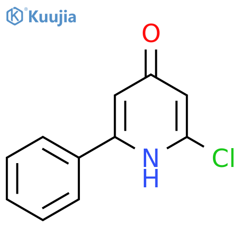 2-Chloro-4-hydroxy-6-phenylpyridine structure