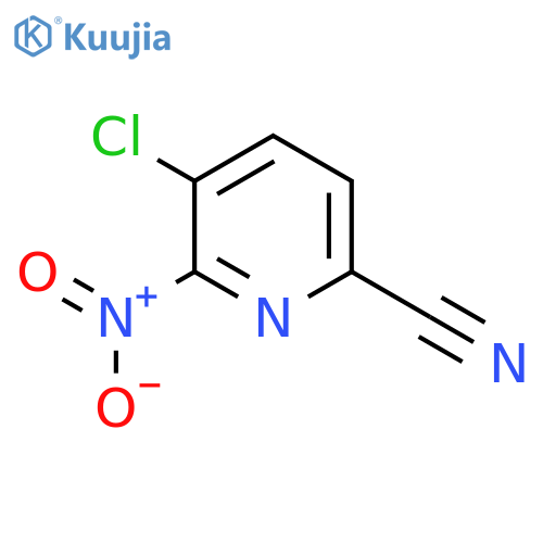 5-Chloro-6-nitropicolinonitrile structure