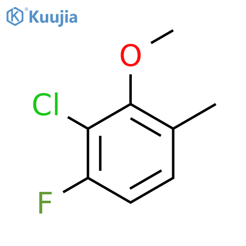 2-Chloro-3-fluoro-6-methylanisole structure