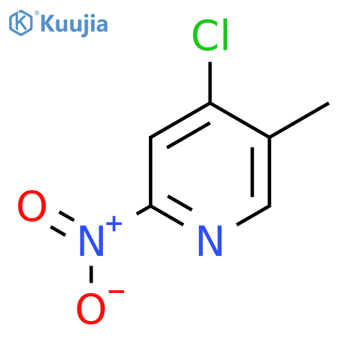 4-Chloro-5-methyl-2-nitropyridine structure