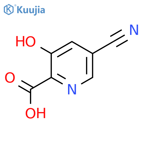 5-Cyano-3-hydroxypicolinic acid structure