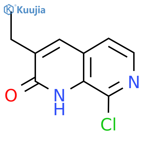 8-Chloro-3-ethyl-1,7-naphthyridin-2(1H)-one structure