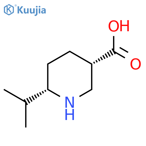 Rac-(3r,6r)-6-(propan-2-yl)piperidine-3-carboxylic acid structure