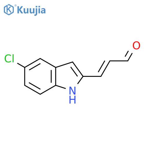 (E)-3-(5-Chloro-2-indolyl)-2-propenaldehyde structure