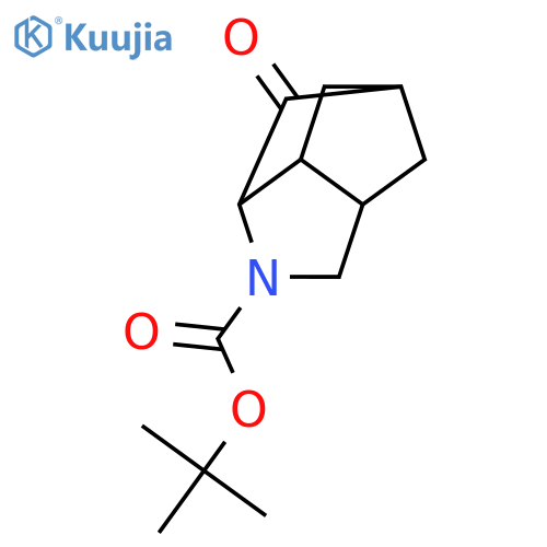 tert-butyl 2-oxo-4-azatricyclo[4.2.1.03?]nonane-4-carboxylate structure