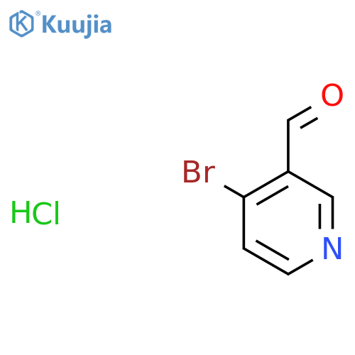 4-bromopyridine-3-carbaldehyde hydrochloride structure