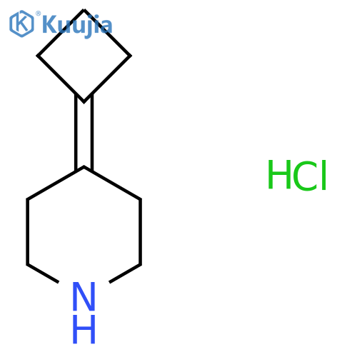 4-Cyclobutylidenepiperidine hydrochloride structure