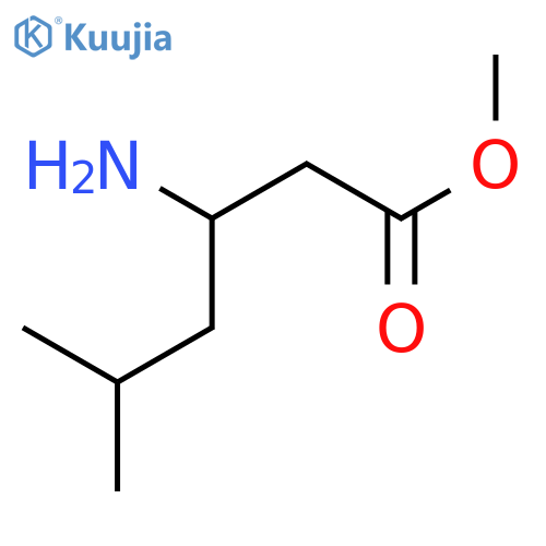 3-Amino-5-methyl-hexanoic acid methyl ester structure