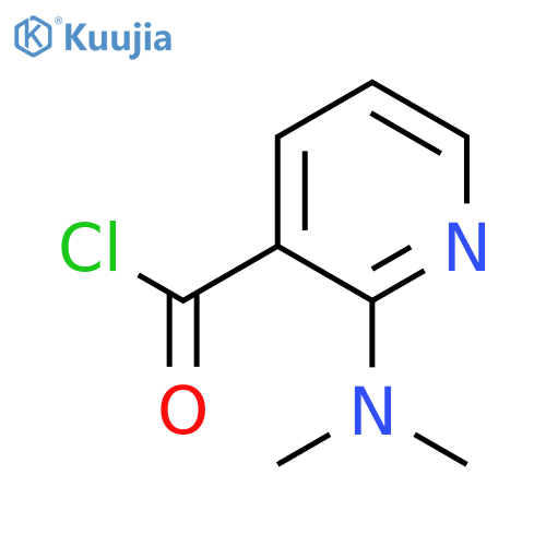 2-(dimethylamino)pyridine-3-carbonyl chloride structure