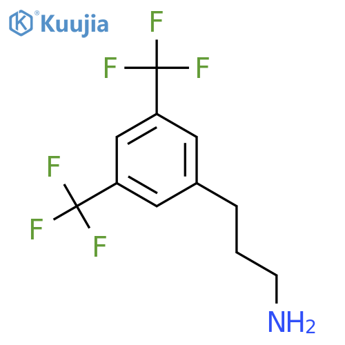 Benzenepropanamine,3,5-bis(trifluoromethyl)- structure