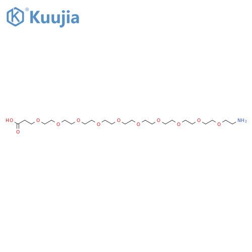 Amino-PEG10-acid structure