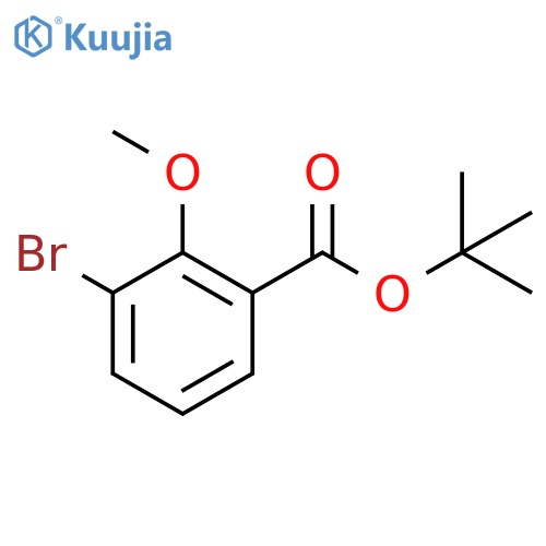 tert-Butyl 3-bromo-2-methoxybenzoate structure