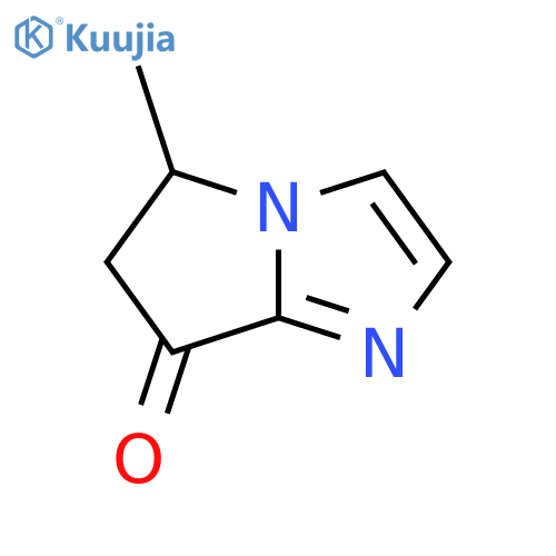 5-methyl-5H,6H,7H-pyrrolo[1,2-a]imidazol-7-one structure