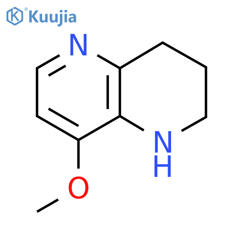 8-Methoxy-1,2,3,4-tetrahydro-1,5-naphthyridine structure