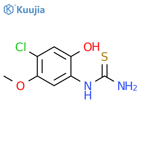 1-(4-Chloro-2-hydroxy-5-methoxyphenyl)thiourea structure