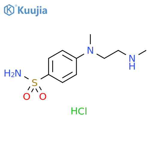 Benzenesulfonamide, 4-[methyl[2-(methylamino)ethyl]amino]-, hydrochloride (1:1) structure