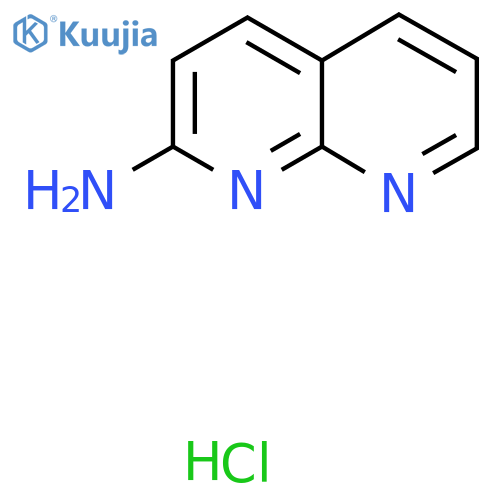 1,8-Naphthyridin-2-amine hcl structure