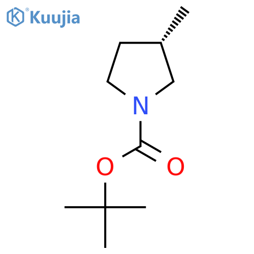 tert-butyl (3S)-3-methylpyrrolidine-1-carboxylate structure